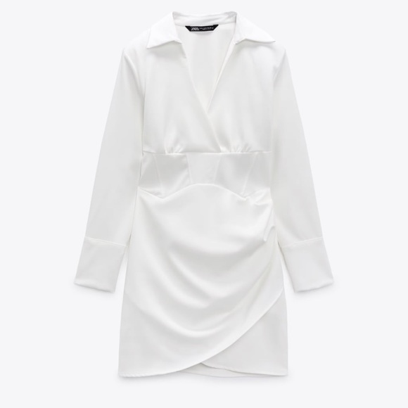 BNWT Zara Ruched Corset Dress - Picture 4 of 7